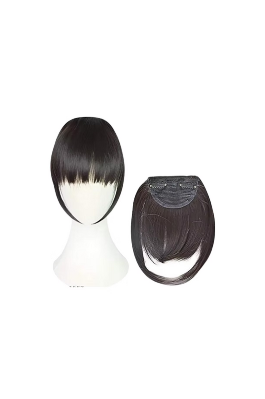 Black Front Bang High Density (Invisible)