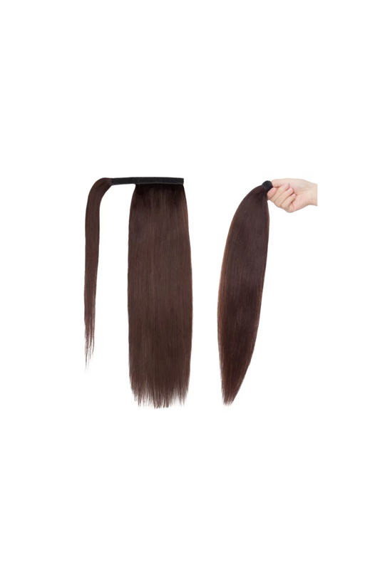 Dark Brown Straight Ponytail Hair Extension