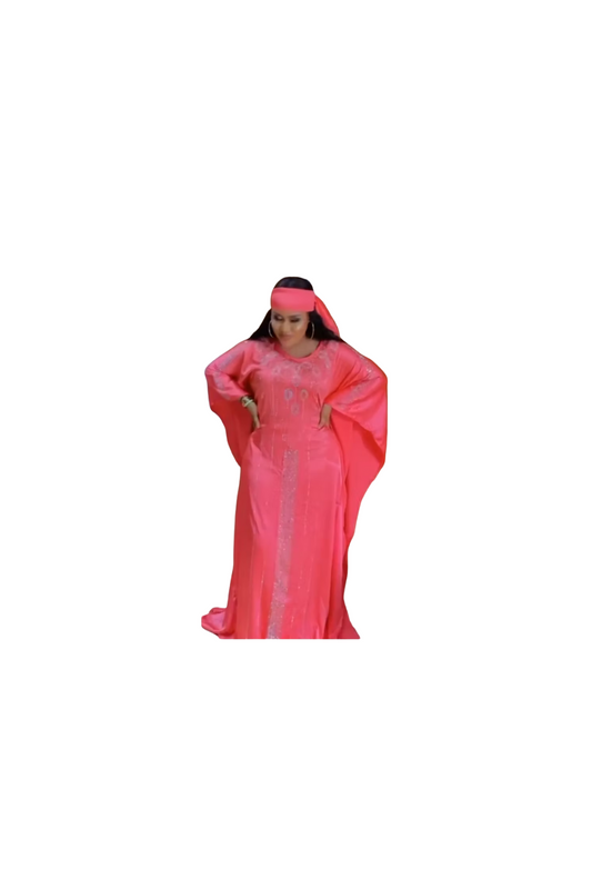 Light Pink African Kaftan