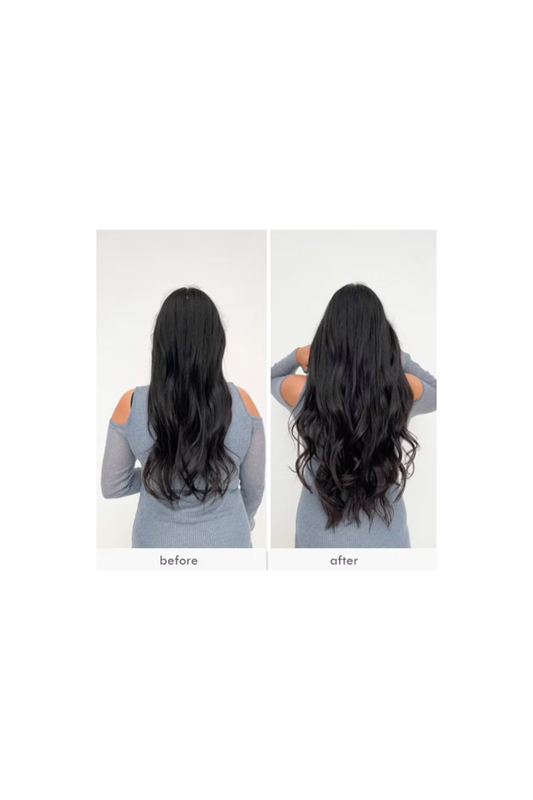 Natural Black Wavy Halo Hair Extension