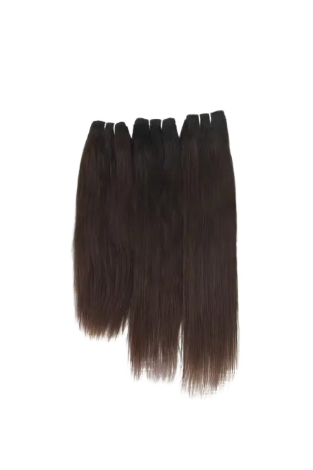Natural Brown Straight Weft Human Hair Extension