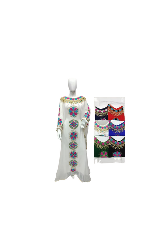 White Designer African Kaftan