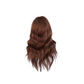 Dark Brown Human Hair Full Lace Wig