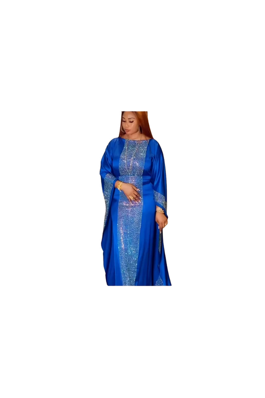 Light Sky Blue African Kaftan