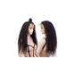 Natural Black Curly Full Lace Wig