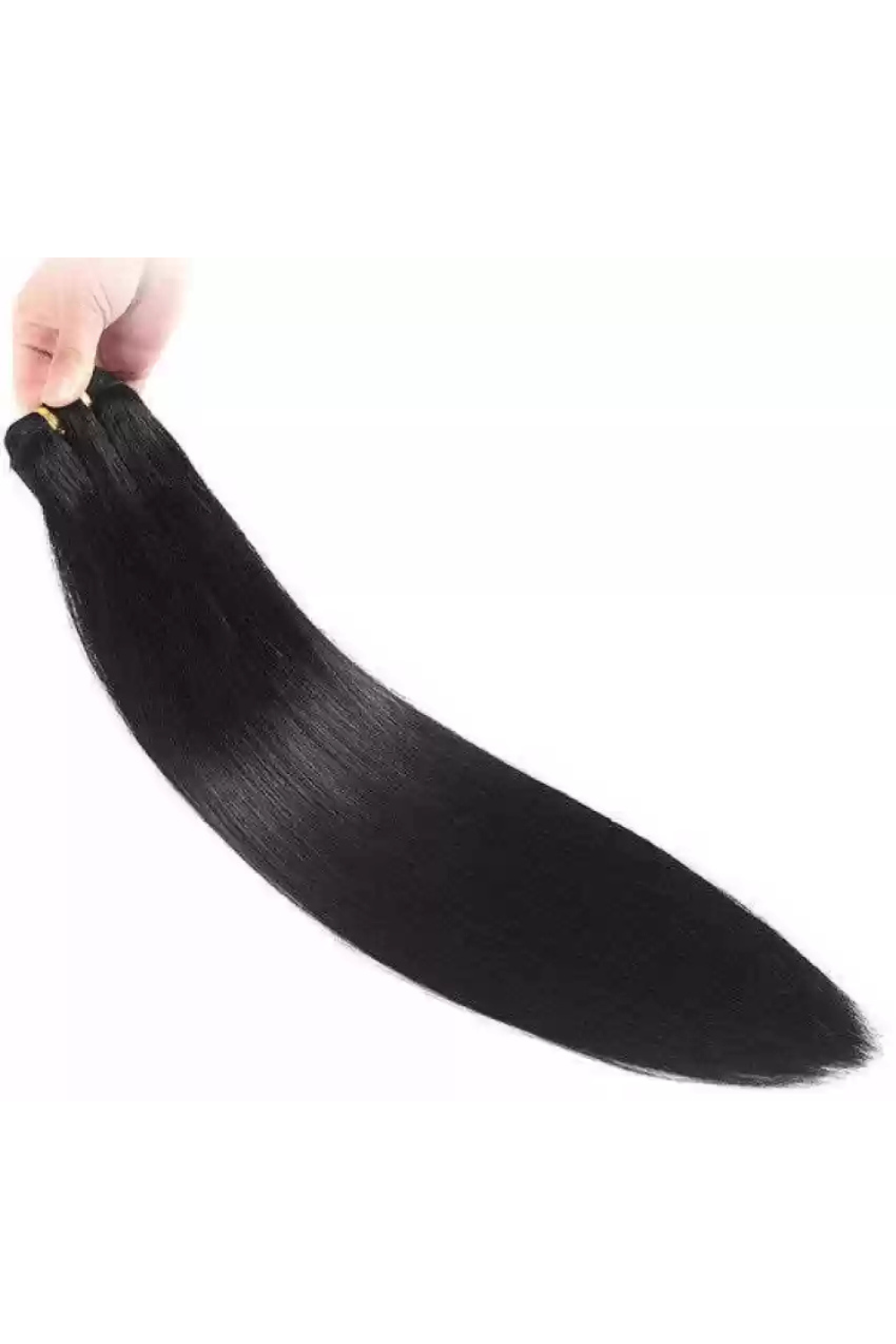 Natural Black Straight Weft Human Hair Extension