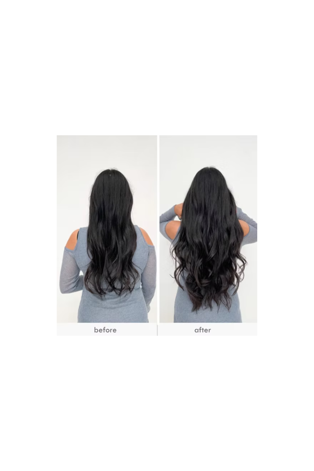 Natural Black Wavy Halo Hair Extension