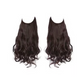 Natural Brown Straight Halo Hair Extension