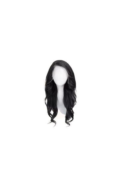 Natural Black Straight Front Lace Wig